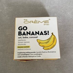 Brand new the Crème Shop brightening setting powder in brightening banana